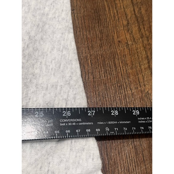 Vintage 80s 90s Chicago Bulls Reversible Crewneck Sweatshirt Grey‎ XL Gribble - Picture 9 of 9